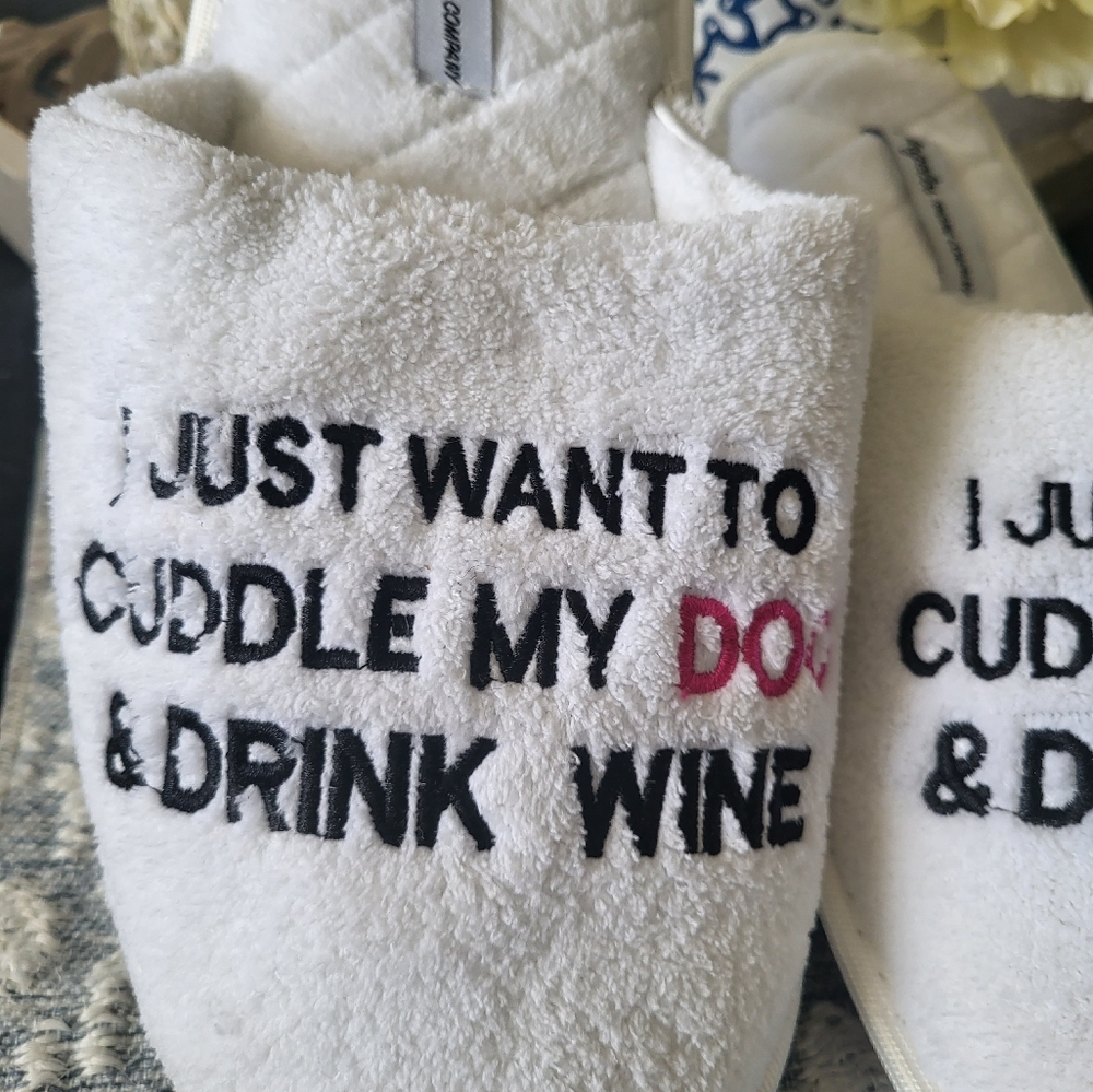 New Woman's plush, cozy slippers M/L